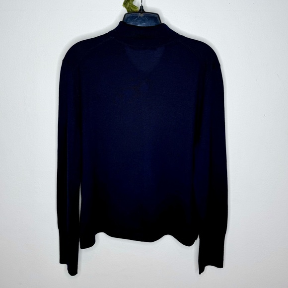 Jenni Kayne ‘Grayson’ Merino Wool Pullover in Dark Navy - Picture 8 of 12